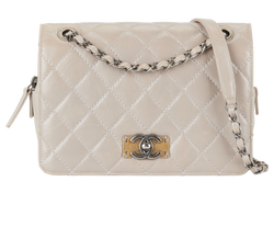 Day Trip Flap, Calfskin, Beige, 22349166 (2016-17), DB, 2*